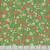 Mia Presley Designs Fabric Retro Christmas Green Cream Heirloom Foulard