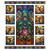 Quilting Treasures Fabrics Flight of the Hummingbird Dan Morris Stained Glass Panel Multi