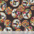 Quilting Treasures Fabrics Flight of the Hummingbird Dan Morris Stained Glass Circles Black
