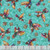 Quilting Treasures Fabrics Flight of the Hummingbird Dan Morris Hummingbirds Turquoise
