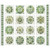 Quilting Treasures Fabrics Sylvan Essence Botanical Picture Patches White