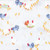 Andover Fabrics Our Simple Life Charisma Horton Little Chicks in a Row Puffy Cloud Grey