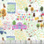Andover Fabrics Our Simple Life Charisma Horton The Little Pink Homestead Puffy Cloud Grey