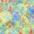 In The Beginning Fabrics Floriana Jason Yenter Green Blue Red Purple Floral Circles