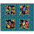 In The Beginning Fabrics Free As a Bird Jason Yenter Black Red Yellow Green Flowers and Birds Panel