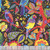 In The Beginning Fabrics Free As a Bird Jason Yenter Black Red Blue Yellow Exotic Birds