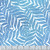 In The Beginning Fabrics Free As a Bird Jason Yenter White Blue Stitched Fronds