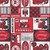 A E Nathan Fabrics Farmall Red Tractor Patchwork