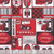 A E Nathan Fabrics Farmall Red Tractor Patchwork