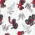A E Nathan Fabrics Farmall Red Cream Tractors