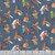 Clothworks Fabrics Susybee Swirls Coral Orange Red