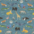Clothworks Fabrics Our World Blue World Animals