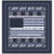 AE Nathan Fabrics US Navy Blue Flag Twin Size Quilt Kit