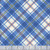 Clothworks Fabrics 108 Inch Wide Quilt Backing Diagonal Plaid Mt Vernon Royal Blue
