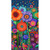 Timeless Treasures Fabrics Jubilant Jubilant Floral Panel 24 Inch Multi Orange Red Blue Green