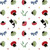 Dear Stella Fabrics Cat Walk Leezaworks Feline Fun Guys White Black Cats Mushrooms