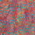 Lumin Fabrics Island Batik Feather and Flair Jerry Khiev Grid  Orange Flame