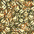 Lumin Fabrics Island Batik Fur and Forest Jerry Khiev Footprints Multi Green Gold