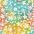 Lumin Fabrics Island Batik Groovy Kate Colleran Flower Power  Multi Coral Yellow Teal