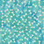 Lumin Fabrics Island Batik Groovy Kate Colleran Lava Lamp  Teal Scuba