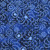 Lumin Fabrics Island Batik Pixelwave Jerry Khiev Swirly Dots Blue Marine