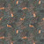 Dear Stella Fabrics Timber and Tail Tail Me About It Charcoal Grey Orange