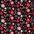 Timeless Treasures Fabrics I Heart Knitting Knitting Workshop Black