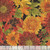 Timeless Treasures Fabrics Give Thanks Packed Harvest Bouquets Metallic Black
