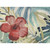Hamilton Fabrics Belize Aegean Hibiscus and Palm Leaves