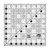 This 8-1/2 inch square features easy-to-read black and white markings printed in 1 inch grids marked in 1/8 inch and 1/4 inch increments.