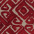 Hamilton Fabrics Nola Scarlet Cut Velvet Scarab