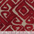 Hamilton Fabrics Nola Scarlet Cut Velvet Scarab