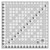 This 15-1/2 inch square features easy-to-read black and white markings printed in 1 inch grids marked in 1/8 inch and 1/4 inch increments.