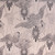Hamilton Fabrics Montague Slate Art Deco Nouveau Cranes