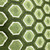 Hamilton Fabrics Ruggles Emerald Hexagon Cut Velvet Texture
