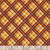 Timeless Treasures Fabrics Thankful Harvest Metallic Plaid Harvest