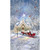 Timeless Treasures Fabrics Winter Prayer Winter Blessing Chapel Snow