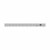 This 1 inch x 12 inch rectangle ruler features easy-to-read black markings printed in 1 inch grids marked in 1/8 inch and 1/4 inch increments.
