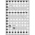 This 8-1/2 inch x 12-1/2 inch rectangle ruler features easy-to-read black and white markings printed in 1 inch grids marked in 1/8 inch and 1/4 inch increments