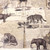 P Kaufmann Fabrics Safari Trail Smoke Vintage World Map Collage