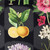 P Kaufmann Fabrics Printemps Onyx Large Dramatic Flowers