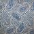 Waverly Fabrics Paisley Proposal Porcelain Blue Floral Paisley Combed Cotton