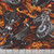 Timeless Treasures Fabrics Skeletons Flaming Motorcycles Flame