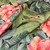 Tommy Bahama Fabrics Darwin Flora Noir Hibiscus Flowers Palm Leaves