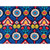 Waverly Fabrics Santa Maria Lapis Folk Art Floral Medallion Drapery Fabric