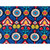 Waverly Fabrics Santa Maria Lapis Folk Art Floral Medallion Drapery Fabric