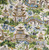 Hamilton Fabrics Yakata Ivory Tea House Garden