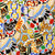 Covington Fabrics Talavera Mardi Gras Pottery Shards Mosaic