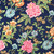 Covington Fabrics Amesbury Classic Navy Tree Peony Floral