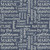 Benartex Fabrics Burlap Coastal Words Blue